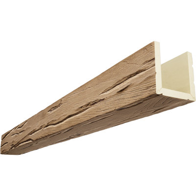 Riverwood Endurathane Faux Wood 3-Sided Ceiling Beam (U-beam)