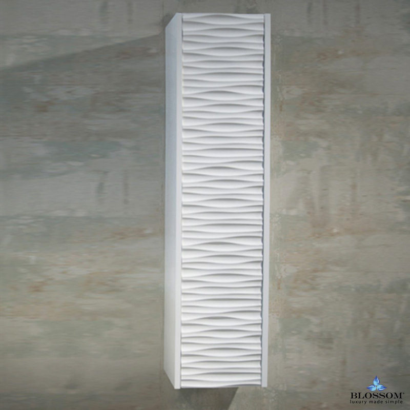 Azuolas Linen Cabinet, White