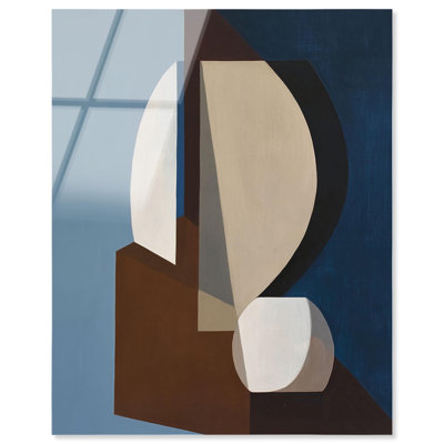 Monumental Shape I Acrylic Print Modern Abstract Art by Art Remedy, Ready to Hang, 24 x 30