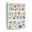 Alphabet animaux, impression sur toile tendue-1591588711
