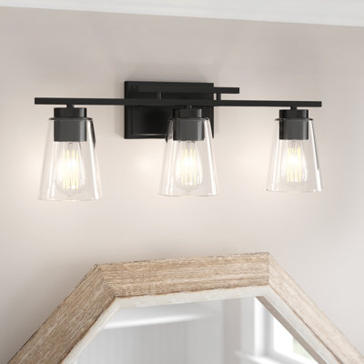 Averi 3-Light Dimmable Vanity Light in Black