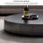 Modern Round Rotating Stainless Steel Coffee Table