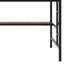 Metal Loft Bed With Power Outlet And LED Lighted
