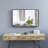 Rashawn Glass,Metal,Stainless Steel Flat Wall Mirror-1615888239-1615888238