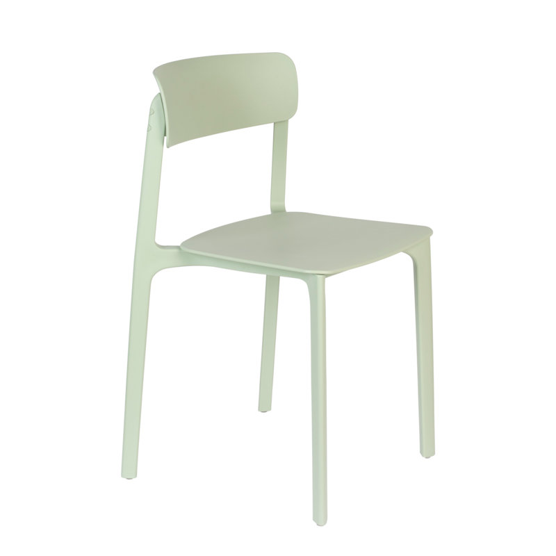 Outdoor Dining Side Chair, Green