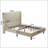 High Back Soft Bed Queen Size With 12-Slat Support, High Quality Linen Upholstery, Easy Assembly For Comfort And Durability-1915793164-1915793165
