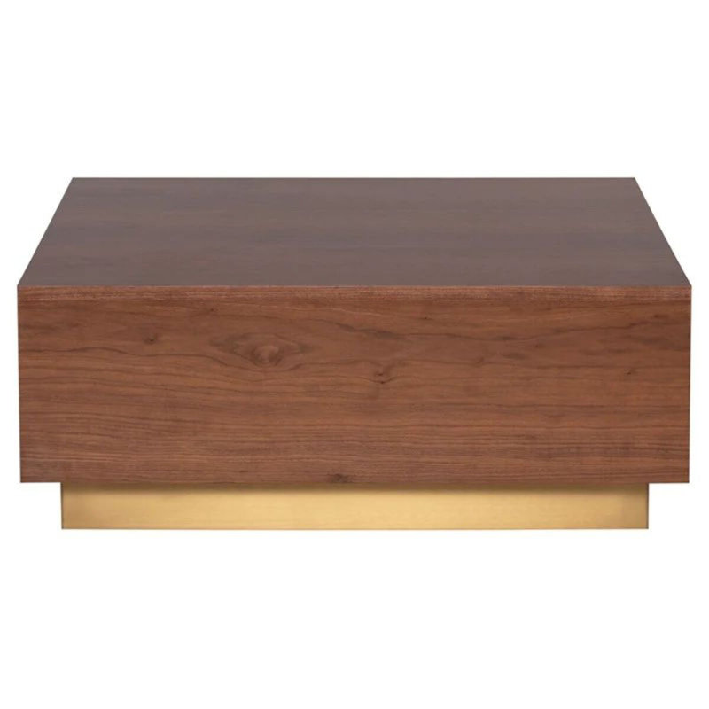 Ronaldo Oak Veneer Square Coffee Table