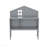 Headboard Storage Cabinet For Full-Size Montessori Floor Bed , Gray,Freely Collocation (Only 1-Piece Headboard)-1786951937