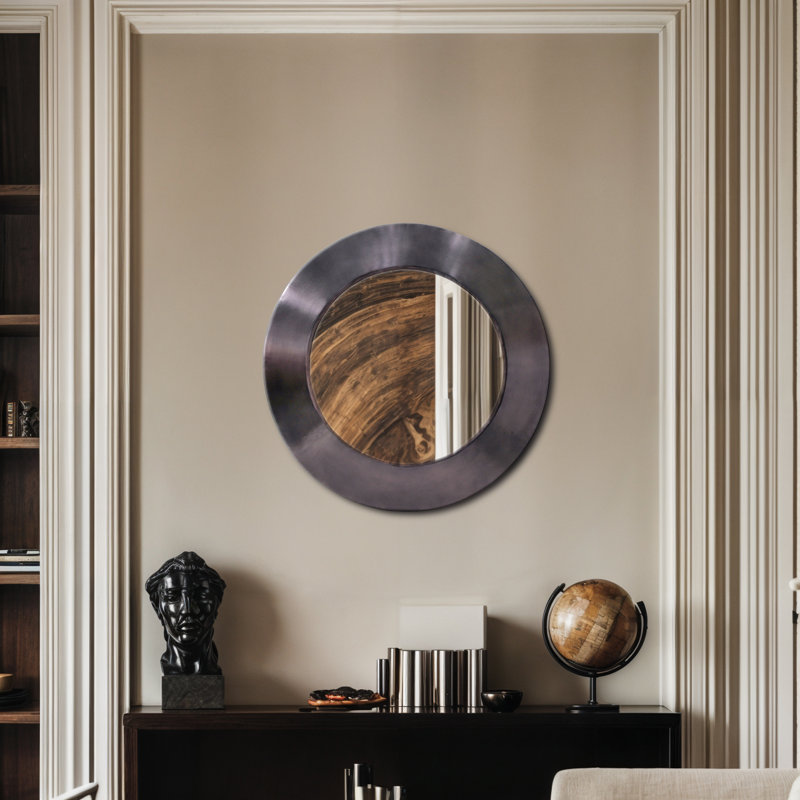 Miroir Lopp, H 24 po x l 24 po, Black