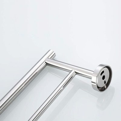 Wall Mount 5 Piece Bathroom Towel Rack In Aluminium - Modern Look For Kitchen, Rust, Quick Install For Bathroom, Bedroom, Laundry, Kitchen Installation