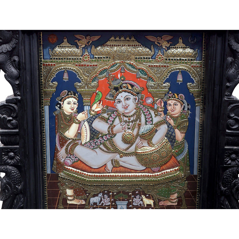 45 po Tanjore Butter Krishna