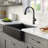 Karran Retrofit Farmhouse Apron Front Quartz Composite 34'' X 21-1/4'' 50/50 Double Bowl Kitchen Sink-35699282