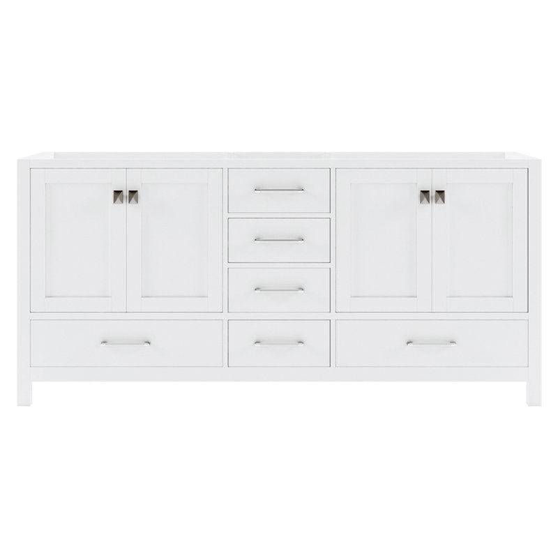 Base de meuble-lavabo 71 po Kazanovicz seulement, Blanc