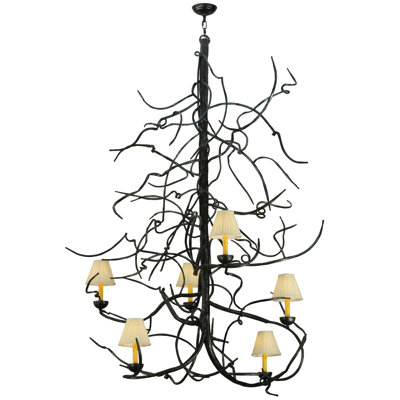 6 - Light Geometric Chandelier