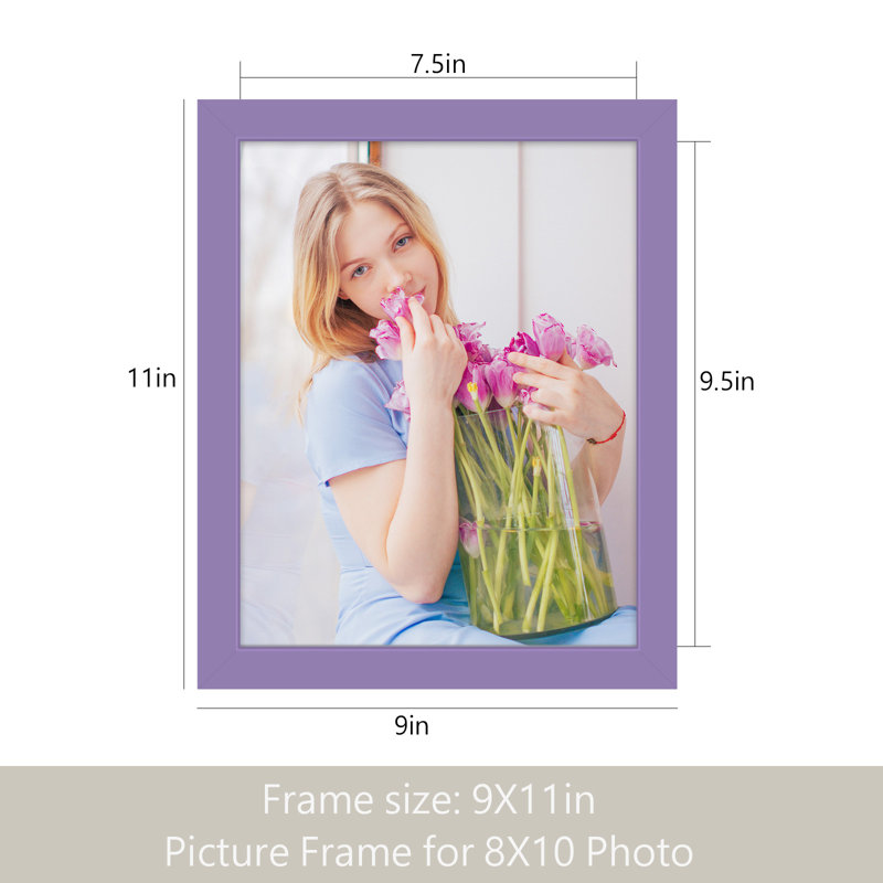 Collage Picture Frame, Set of 3, Purple, 8" W x 10" H