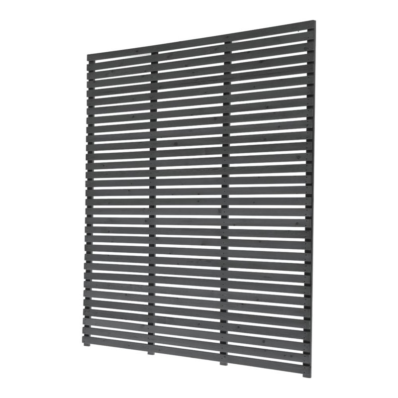 Sadiyah Wood Fence Panels Included, 210cm H x 180cm W