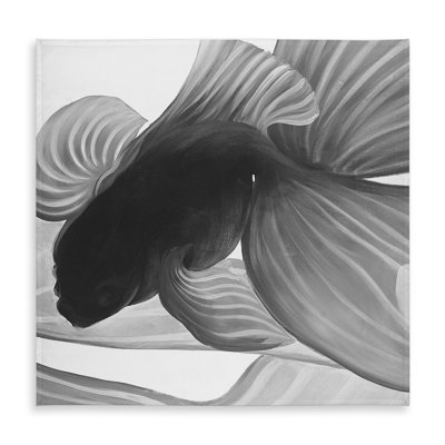 White Aquatic Betta Tablecloth - Indoor/Outdoor Home Decor