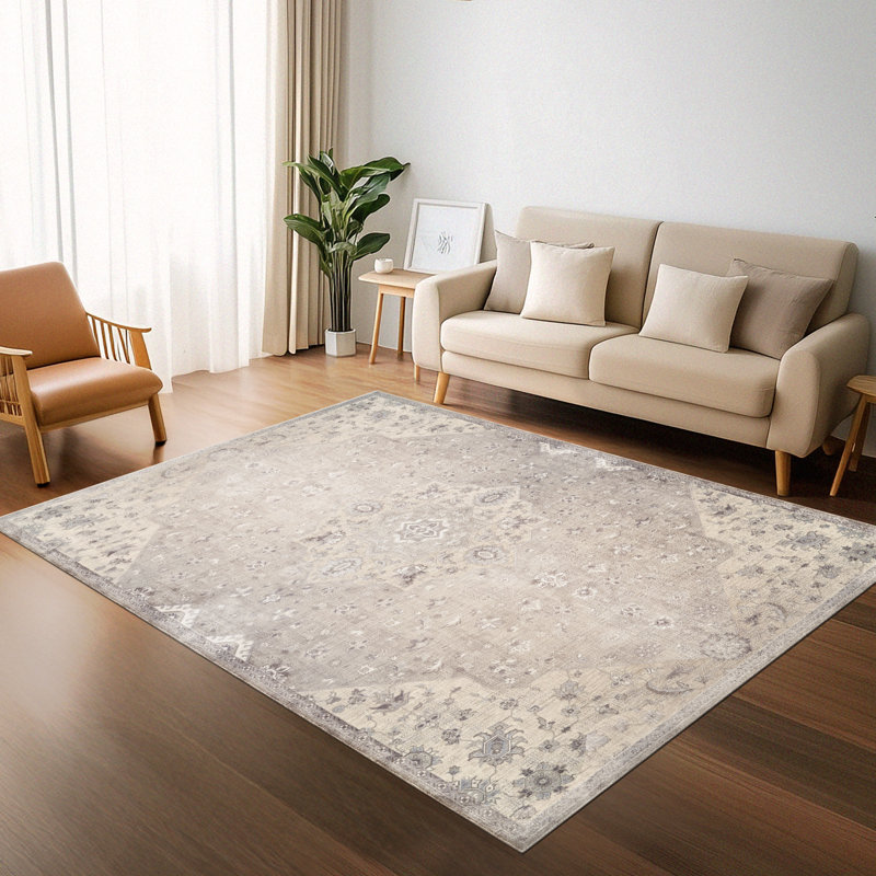 Tapis Asbury Avon Monroe & Westfield, Crème/beige, 8 pi 6 po x 13 pi