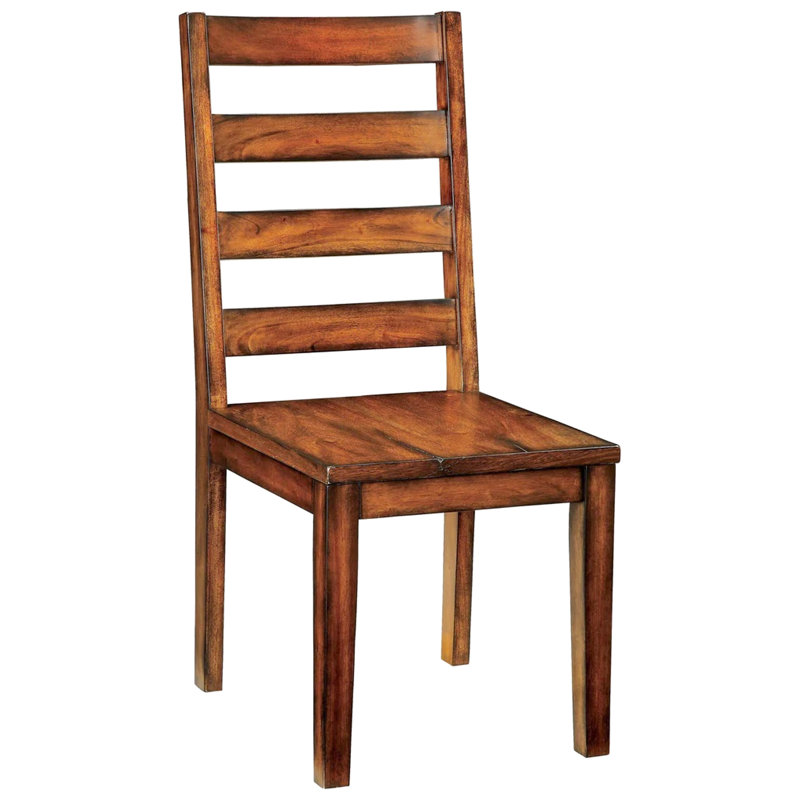 Chaise en bois massif de style industriel avec tabourets en bois massif à 2 places