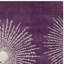 Tapis intérieur / extérieur abstrait mauve / ivoire Amier-1649468547