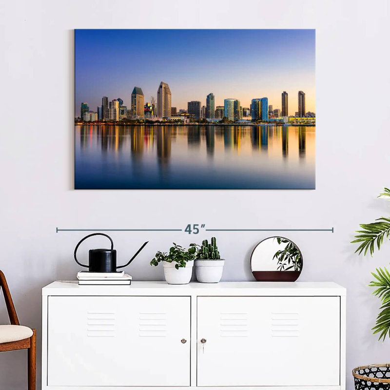 Sirci, centre-ville de San Diego, H 26 po x l 39 po