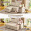 3 Seater Fabric Sofa & Chaise-1783108103