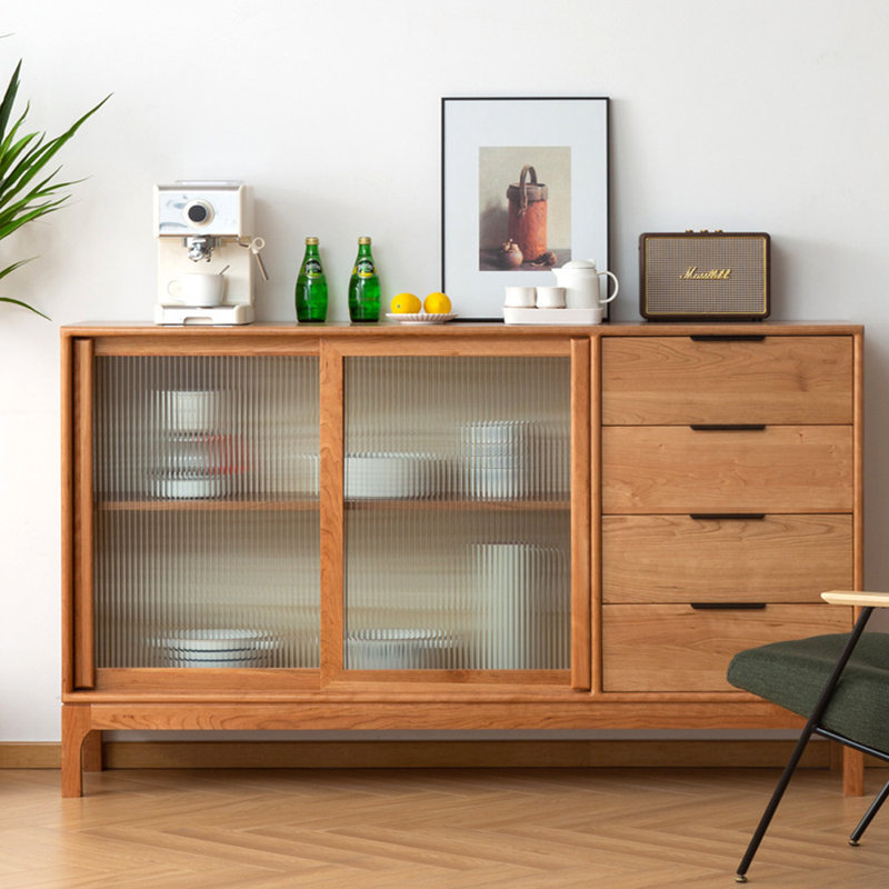 Buffet minimaliste de style moderne, H 39,37 po x l 62,99 po x P 15,75 po