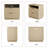 Seyla 23''W Nightstand Set of 2 with 2-Drawer Open Cubby, Built-In Charge Outlets-635336227-609790903