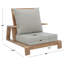Chaise d'extérieur en bois Fatima