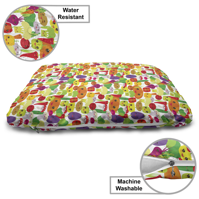 Multicolore, lit pour animal de compagnie Ambesonne