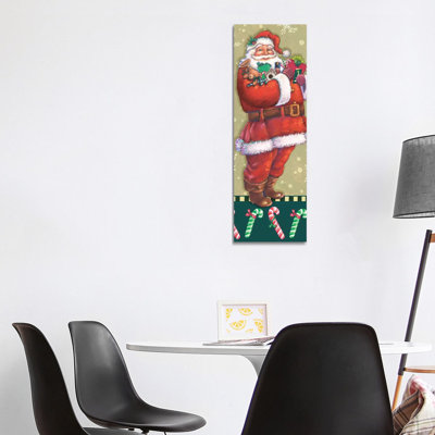 Classic Santa Collection B by Viv Eisner - Wrapped Canvas Panoramic Gallery-Wrapped Canvas Giclée