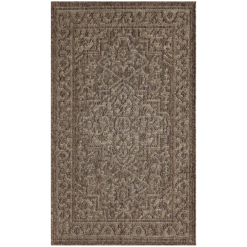 Tapis d'intérieur / extérieur Gerritt, Rectangle 2 pi x 3 pi