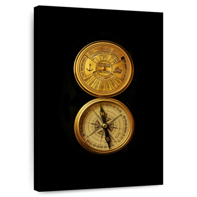 Gold Navigational Compass