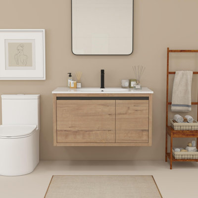 Ensemble de meuble-lavabo 36 po avec tiroirs et armoires