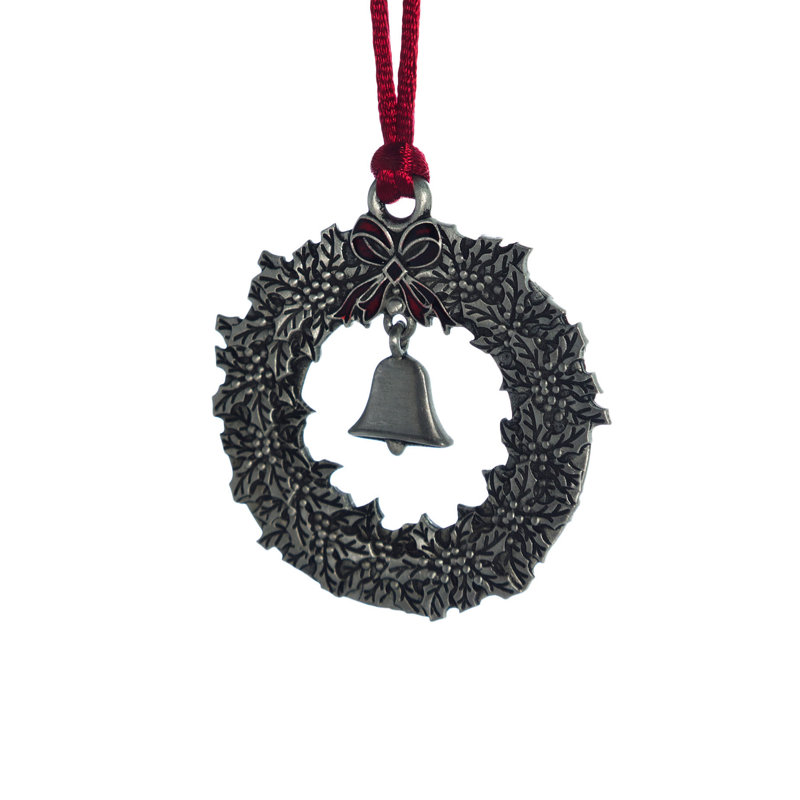 2.88'' Metal Holiday Shaped Ornament
