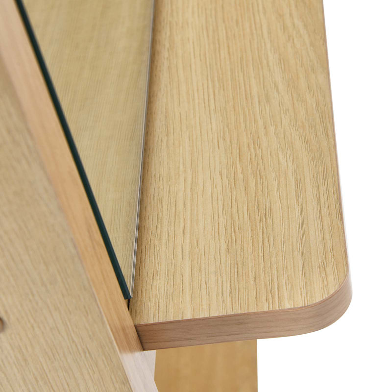 Modway Ascend Standing Mirror, Oak