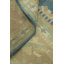 Tapis turc Oushak bleu 10x14