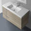 Ensemble de meuble-lavabo mural simple 39 po Letourneau-1500572808