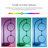 Nova 24 in. Ring Lights Novelty Integrated LED Arched Table Lamp with Built-In Color Options