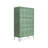 Modern Green Iron Accent Cabinet-989034308