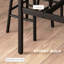 Homcom bar table set for 4, industrial high top table with bar stools, 5-piece small kitchen table and chairs for pub, dining room, rustic brown - stylish and space-saving