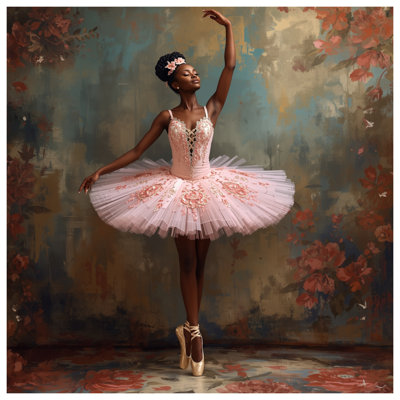 Ballerina In Pink Tutu Comforter