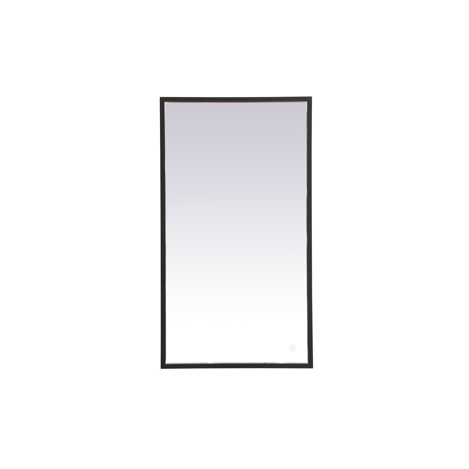 Piche Aluminum Mirror, Black, 20" x 36"