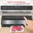 Nutrichef Automatic Food Vacuum Sealer - Electric Air Sealing Preserver System with Reusable Vacuum Food Bags 