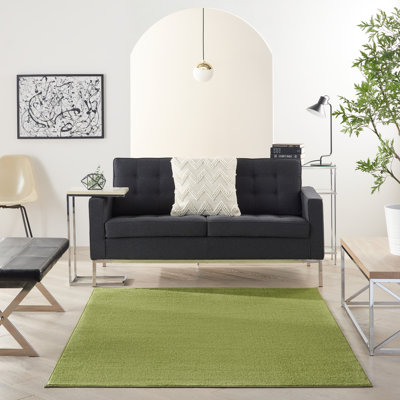 Nourison Essentials Green Indoor/Outdoor Area Rug