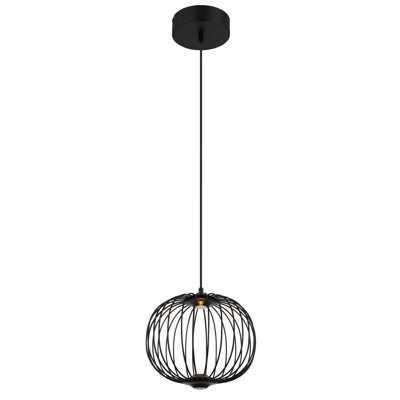 Robicheaux 1 - Light Matte Black LED Pendant
