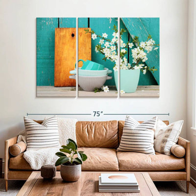 Bols et vase Senne Turquoise