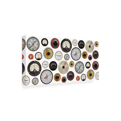 Gauges Meters Switches On Canvas by RetroPlanet Canvas Art