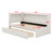 Upholstered Platform Bed With USB Ports And LED Belt, With 2 Drawers-2075577103