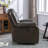 37.1'' Wide Modern and Upholstered Power Faux leather Recliner-1951260634